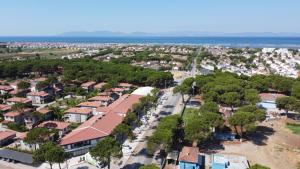 an aerial view of a residential suburb at ÇAMLIK APART in Ayvalık