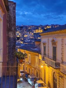 Nespecifikovaný výhled na destinaci Ragusa nebo výhled na město při pohledu z bed and breakfast