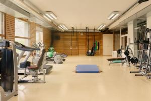 Fitness centrum a/nebo fitness zařízení v ubytování Hotel Post Bezau