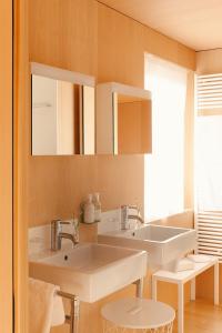 A kitchen or kitchenette at Hotel Post Bezau