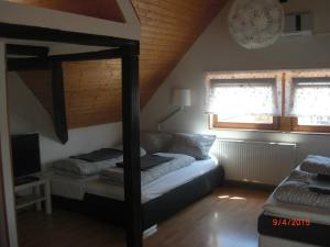 Postel nebo postele na pokoji v ubytování Ferienwohnung Misita