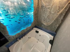 A bathroom at Suite Dreams Montecatini