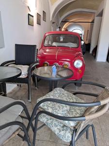 Istumisnurk majutusasutuses Apartmán U Jarošů
