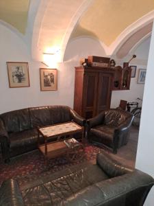 Istumisnurk majutusasutuses Apartmán U Jarošů