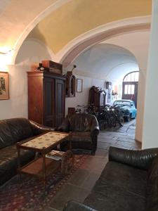 Istumisnurk majutusasutuses Apartmán U Jarošů