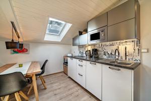 Dapur atau dapur kecil di Residence Kronstein - Fewo 9
