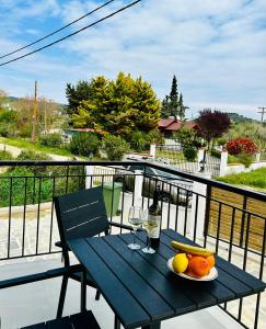 A balcony or terrace at Bella House Nikiti