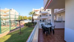 Balkón alebo terasa v ubytovaní Arenas 65 PLANTA BAJA Urbanizacion familiar Albert Villas