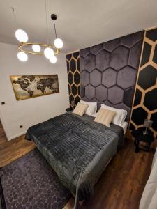 Posteľ alebo postele v izbe v ubytovaní Urban Luxury Appartment Zagreb + 31 fotografií