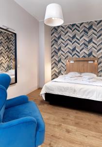 Hotel Traffic Poznań Stare Miasto客房内的一张或多张床位