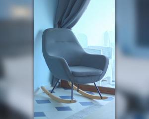 A seating area at Hôtel Mandy