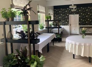 Postel nebo postele na pokoji v ubytování Hotel Ærøhus