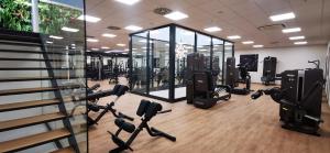 Fitness centrum a/nebo fitness zařízení v ubytování Hotel Smetanova