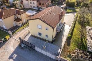 an overhead view of a house with a roof at Apartments Mirela in Koper