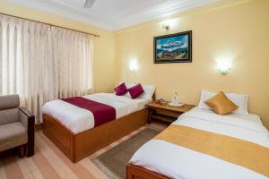 Voodi või voodid majutusasutuse Hotel Yeti toas