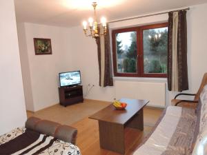 Гостиная зона в Big holiday home in a quiet location in Kolczewo