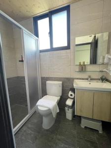 Koupelna v ubytování Suixiang B&B
