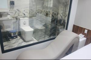 Koupelna v ubytování HAPPY HOTEL Tp Rạch Giá, Kiên Giang