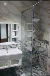 Koupelna v ubytování HAPPY HOTEL Tp Rạch Giá, Kiên Giang