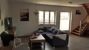 Χώρος καθιστικού στο Ferienhaus Papstdorf