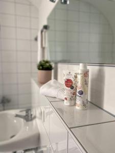 Bilik mandi di Apartment Sonnenterrasse