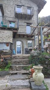 Balkón nebo terasa v ubytování Casa Rustica