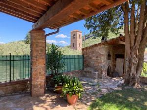 Naturlandskabet i nærheden af villaen