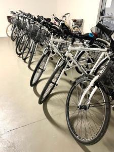 在Hotel Alfieri内部或周边骑自行车