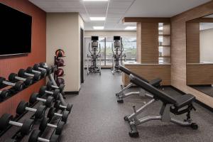 The fitness centre and/or fitness facilities at TownePlace Suites by Marriott Danville