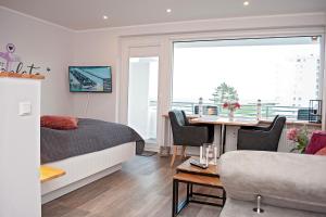 Χώρος καθιστικού στο Haus Hanseatic, Wohnung 311 +11 φωτογραφίες