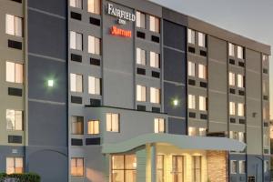 a rendering of the exterior of a hotel at Fairfield Inn Boston Woburn in Woburn