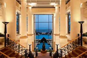 a view of the ocean from the lobby at Sheraton Soma Bay Resort in Hurghada