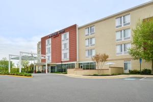 a rendering of the front of a hotel at SpringHill Suites Ashburn Dulles North in Ashburn