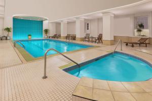 a large swimming pool in a hotel room at The Westin Nova Scotian in Halifax