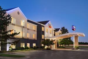 a rendering of the front of a hotel at Fairfield Inn & Suites by Marriott Tulsa Central in Tulsa