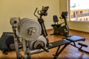 Fitness centrum a/nebo fitness zařízení v ubytování DURAZNO INN