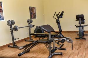 Fitness centrum a/nebo fitness zařízení v ubytování DURAZNO INN