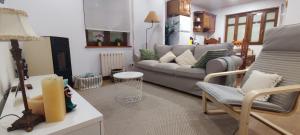 A seating area at Casa Angela