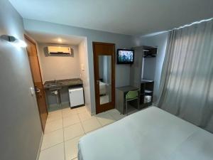 Μια τηλεόραση ή/και κέντρο ψυχαγωγίας στο Flat beira mar João Pessoa
