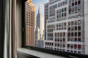 Nespecifikovaný výhled na destinaci New York nebo výhled na město při pohledu z hotelu