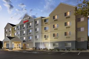 a rendering of a hotel in a parking lot at Fairfield Inn Colorado Springs Air Force Academy in Colorado Springs