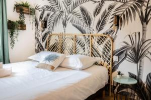 Postel nebo postele na pokoji v ubytování Acapulco romantique