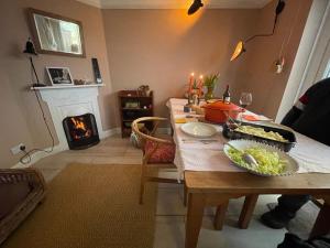 Dining area in the homestay