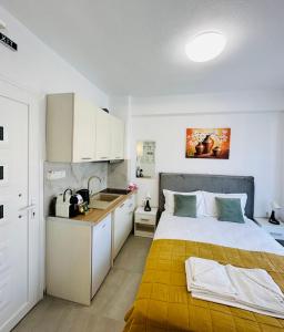 A kitchen or kitchenette at Bella House Nikiti