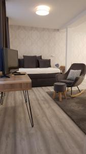 Un lugar para sentarse en Hotel-Pension Adler Untertürkheim