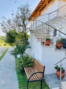 Zahrada ubytování Be Happy Apartments