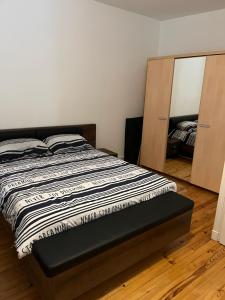 Posteľ alebo postele v izbe v ubytovaní Maison Clermont Ferrand