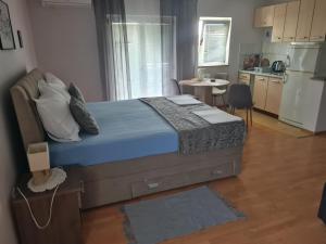 Kuchyň nebo kuchyňský kout v ubytování Apartments Bosnjak