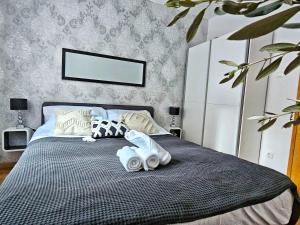 Postel nebo postele na pokoji v ubytování Guest House Bona Dea - Trogir Area