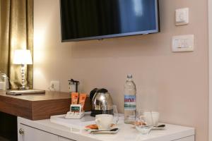 TV i/ili zabavni centar u objektu Luxury Rooms LaVie - Standard Rooms